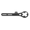 Handlebar Front Mount, Aluminum Alloy Cycling Extended Front Mount with 4 Adapters for Wahoo Elemnt view 2