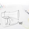 HIONJIN Recording Loudspeaker Outdoor Street Peddling Handheld Propaganda Rechargeable view 2