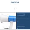HIONJIN Horn High-Power Lithium Electric Handheld Loudspeaker Booth Amplification Recording Charging view 4