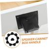 QUMIIRITY 10pcs Speaker Handles Flush Mount Recessed Door Pulls Replacement Cabinet Handles for Loudspeaker Cabinet Black view 2