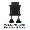 Microscope Observation 32 25mm Microscope Articulated Stand Holder Digital Camera Stereo Trinocular Microscopio(25mm with Clamp) view 3