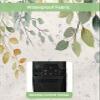 Falaniique Eucalyptus Waterproof Outdoor TV Cover 52-55 Inch Weatherproof, Country Leaf Farm Herb Aesthetic Floral Outside Television Cover TV Screen Protector with Remote Control Pocket view 3
