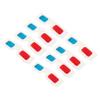 Angoily 100Pcs Disposable 3D Glasses Set Colorful Cardboard Glasses for Movies Anaglyph Video Viewing for Theaters and Home Use view 1