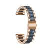 22mm 20mm Strap Alloy with Resin Bracelet for Garmin Watch Band Venu 3 2 1/Venu2 Plus/SQ/Vivoactive 4 Metal Belt Accessories(Rose gold Style4,For Venu 2) view 1
