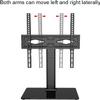Multifunction Tv Stand Mount, Universal Table Top Tv Stand with Cable Ties Design, Base Corners with Non-Slip Feet, for 32-55 Inch Ultra Slim Tvs, Holds Up to 99Lbs Tv Mount Tv Sta view 3