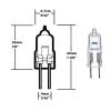 JOEBO Microscope Kit 5PCS G4 6V Lamp Bulb Beads 5W 10W 15W 20W 25W 30W Microscope Accessory Microscope Lens Adapters(5W) view 2