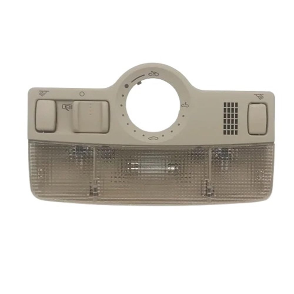 ZYRIOUV 1J0947106 Grey Reading Dome Light Lamp W/Sunroof Switch(Beige Without Switch)