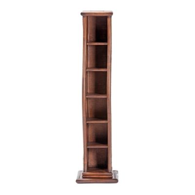 CD Record Storage Rack CD Record Storage Rack, Creative Floor Standing Record Display Holder, 6-Tier Handmade Woven CD Storage Rack for Home Office CD Record Storage Box