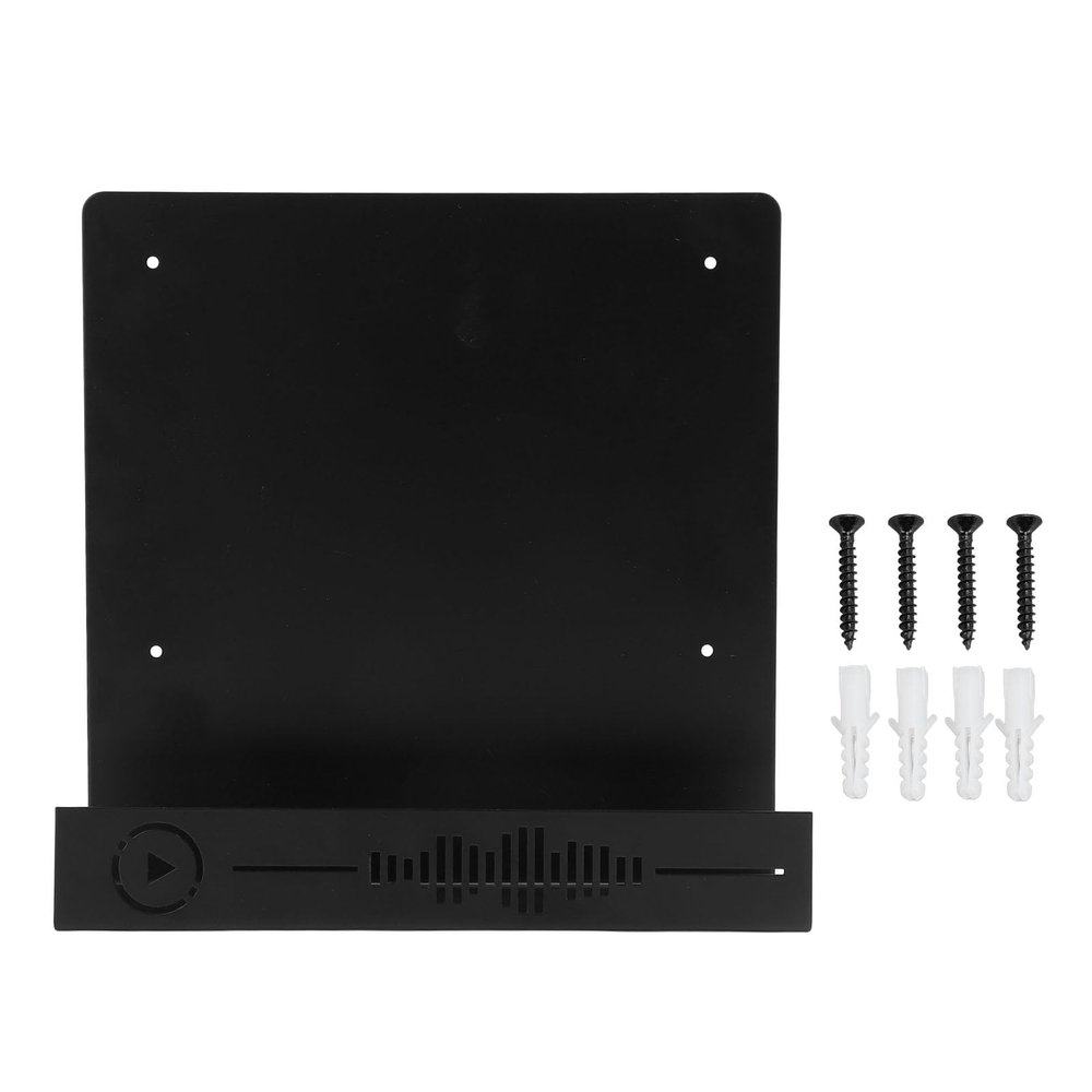 BTSEURY Wall Mount Record Holder, Metal Record Display Shelf, Storage Organizer for 10-15 Music Records