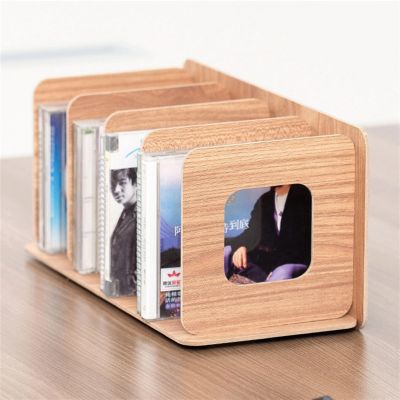 CD Record Storage Rack CD Rack Wooden Storage Creative Display Rack DVD disc Video Rack CD Storage Cabinet Box Record Rack CD Record Storage Box