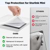 Starlink Mini Protective Case Silicone Cover, Liquid Silicone Case for Starlink Mini Satellite Dish, Waterproof Starlink Accessories Full Cover Shell with Anti-Scratch Protection White view 2