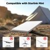 Starlink Mini Protective Case Silicone Cover, Liquid Silicone Case for Starlink Mini Satellite Dish, Waterproof Starlink Accessories Full Cover Shell with Anti-Scratch Protection White view 3