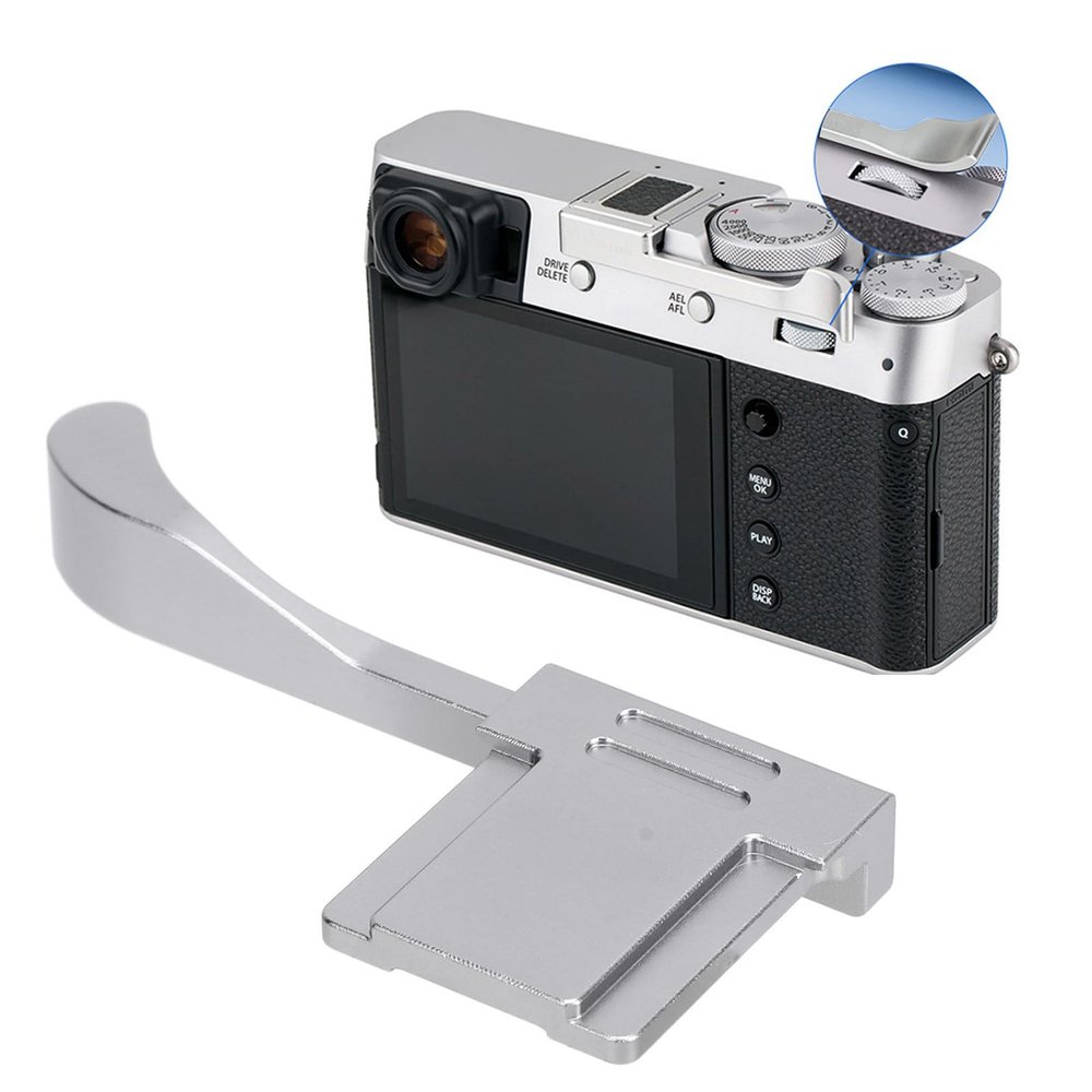 ZJchao Thumb Grip Handle, X100VI Camera Thumb Rest Support Holder for X100V X100F XE3 XE4, Lightweight and Practical Convenient Installation onto Hot Shoe, Guard Against Dust