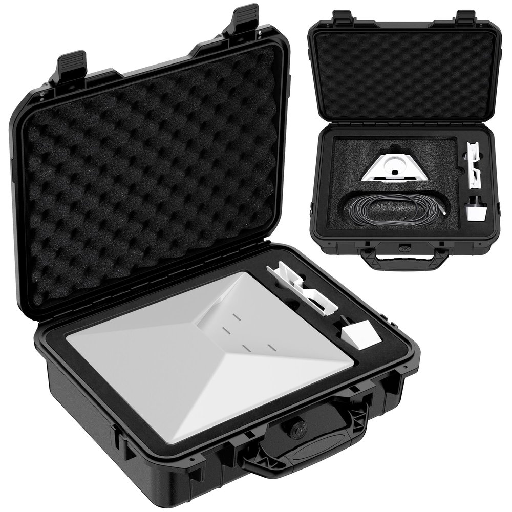 Welllifein Starlink Mini Case, IP67 Waterproof Travel Hard Case for Mini Starlink, Heavy Duty Carrying Bag for Starlink Accessories, Military-Grade Foam Protection, for Travel Outdoor Camping