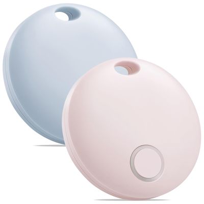 Bestray Air Tracker 2 Pack, Smart Bluetooth Tracker Works with Apple Find My (iOS Only), Item Finder Trakcer Tag Locator for Luggage, Backpack, IP67 Waterproof
