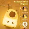 BemeedLigt Capybara Night Light,Cute Silicone Squishy LED Animal Lamp,Dimmable Nursery Nightlight,Rechargeable Bedside Table Lamp with Touch Control,Xmas Birthday Gifts for Toddler,Breastfeeding view 4
