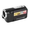 1080P Video Camera High Definition 16MP Digital Zoom USB Recorder with Rotatable Screen for Travel (Black) view 1