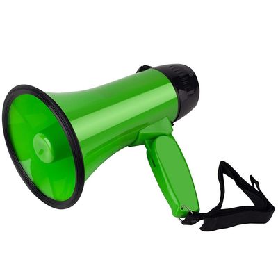 HIONJIN Hand Bullhorn Megaphone Loud Speaker Recording Horn Tour Guide Speakers Microphone Loudspeaker