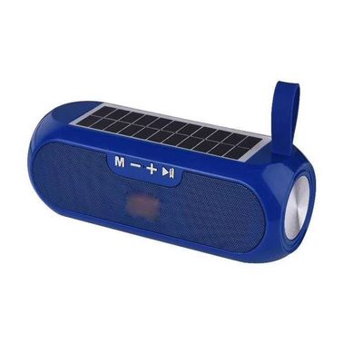 HIONJIN Rechargeable Speaker HiFi Stero Mobile Speaker Solar Power Noise Reduction Subwoofer Cordless Loudspeaker(C)