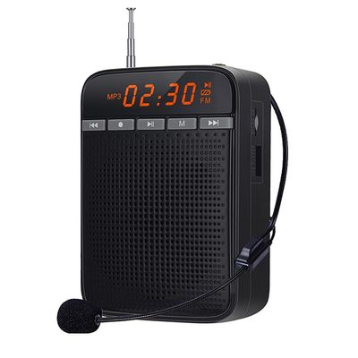 HIONJIN Voice Amplifier Teachers Megaphone Audio Sound Speaker Recording Wired Microphone