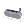 HIONJIN Rechargeable Speaker HiFi Stero Mobile Speaker Solar Power Noise Reduction Subwoofer Cordless Loudspeaker(D) view 2