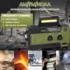 WVL Emergency Radio, 4000mAh/14800mWh NOAA Weather Radio, Solar Hand Crank Emergency Radio with AM/FM/NOAA Weather Alert, Flashlight, Reading Lamp, Cell Phone Charger and SOS Siren(Green) view 3