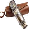 16 inch Brass Maritime Vintage Telescope with Leather Case Handmade Gift Item. view 1