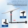 Starlink Gen 3 Mount, Starlink Pole Mount, Extension-Type Heavy Duty Starlink Long Wall Mount with 0-30 Adjustable Starlink Gen 3 Pipe Adapter for Starlink Internet Kit Satellite (19.7-27.6inch) view 2