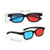 KICHOUSE 10 Pcs Red Cyan Anaglyph Glasses 3D Viewing for Computer Theater Home Theater Stereoscopic Glasses view 2