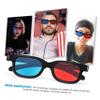 KICHOUSE 10 Pcs Red Cyan Anaglyph Glasses 3D Viewing for Computer Theater Home Theater Stereoscopic Glasses view 4