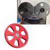1/4 5 Inch Empty Tape Reel, 6 Hole Open Reel Audio Takeup Reel, Aluminum Alloy Empty Take Up Reel to Reel Hub for TEAC for Studer (Red) view 4