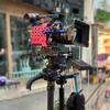 Alvins 3 Side Extension Bracket Camera Shoe Mount for ARRI Alexa Mini Expansion Side Panel Camera Mounting Cheese Plate with M6 3/8"-16 1/4"-20 Thread, Red view 2