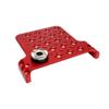 Alvins 3 Side Extension Bracket Camera Shoe Mount for ARRI Alexa Mini Expansion Side Panel Camera Mounting Cheese Plate with M6 3/8"-16 1/4"-20 Thread, Red view 3