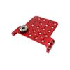 Alvins 3 Side Extension Bracket Camera Shoe Mount for ARRI Alexa Mini Expansion Side Panel Camera Mounting Cheese Plate with M6 3/8"-16 1/4"-20 Thread, Red view 4