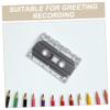 DirectNine Basics 6 pcs Digital Recorder Empty Audio Tapes Cassette Song Tapes Casette Tape Recording Cassette Tapes Clear Audio Cassette Tape Blank Cassettes Cassette Tape Cases Mp3 view 3