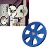 1/4 5 Inch Empty Tape Reel, 6 Hole Open Reel Audio Takeup Reel, Aluminum Alloy Empty Take Up Reel to Reel Hub for TEAC for Studer (Blue) view 4