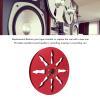 1/4 7 Inch Empty Tape Reel, 8 Hole Open Reel Audio Takeup Reel, Aluminum Alloy Empty Take Up Reel to Reel Hub for TEAC for Revox for Studer (Red) view 3