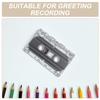 Mikikit 6pcs Blank Audio Cassette Tapes Microcassette Tapes for Recording DIY Recording view 3