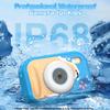 Kids Camera Waterproof, IP68 Underwater Camera for Kids Aged 3-12, HD Kids Digital Camera with 1080P Video Recording, Durable ABS Material, Pool Toys for Boys Girls with 32GB Card(Blue) view 2