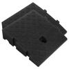 2 Pack Plastic Driveway Curb Ramp Heavy Duty Anti Slip Black view 1