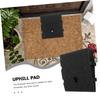 2 Pack Plastic Driveway Curb Ramp Heavy Duty Anti Slip Black view 3