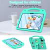 AKABEILA Compatible with Xiaomi Pad 7/Xiaomi Pad 7 Pro 11.2 inch 2024/Xiaomi Pad 8 2025 11.2 inch Tablet Case, Kids Friendly Universal Protective Case with Shoulder Strap & Stand Handle Mint Green view 2