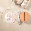 idooodle Personalized Dreamy Dragon LED Night Light Custom Name and Initial Night Light with Wooden Base Nursery Decor Gift for Kids view 2