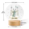 idooodle Personalized Dreamy Dragon LED Night Light Custom Name and Initial Night Light with Wooden Base Nursery Decor Gift for Kids view 3
