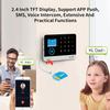 Alarm System for Smart Home Burglar Security GSM/4G Home Alarm Kit with Siren PIR Motion Sensors Remote Controls Window/Door Sensors Tuya Smart Life App Control Wireless WiFi Wireless Alarm System view 2