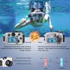 Seafrogs 60m/195ft Underwater Camera Housing for Olympus TG-7  Waterproof Case with 52mm & 67mm Thread, Dual Fiber Optic Ports, Leak Detection, Stainless Steel Mounting Plate (TG-7-white) view 3