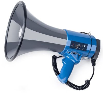 HIONJIN Outdoor Handheld Megaphone Speaker Recordable Loudspeaker Tweeter Horn Tour Guide Speakers