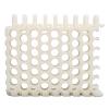 Cable Dresser: 9mm Hole Organizing Bundler Tool Network Cord Hole Comb, Wire Management for Cat5 Cat6 Cat7 (8x6 Holes) view 1
