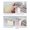 Cable Dresser: 9mm Hole Organizing Bundler Tool Network Cord Hole Comb, Wire Management for Cat5 Cat6 Cat7 (8x6 Holes) view 3