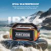 ANCOON Speakers Bluetooth Wireless: 80W(Peak) Loud Speaker with Bass, 20H Playtime, IPX6 Waterproof, Large Jobsite Speakers for Work, Outdoor, Workshop, Garage, Portable Speaker with TWS (Orange) view 3